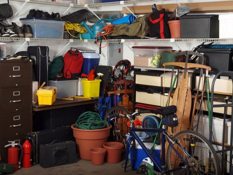 Wide range of items being cleared from a Harlesden flat