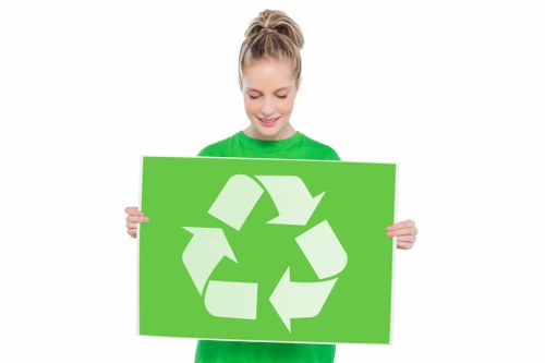 Different types of business waste for recycling